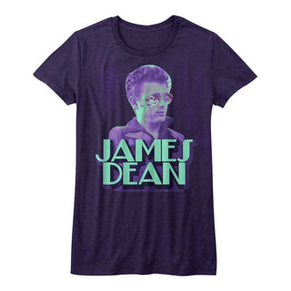 James Dean-Bro-Purple Juniors S/S Tshirt - Coastline Mall