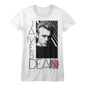 James Dean - Old Skool | White S/S Ladies T-Shirt - Coastline Mall