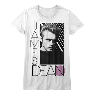 James Dean - Old Skool | White S/S Ladies T-Shirt - Coastline Mall