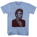 James Dean-J Dean-Light Blue Heather Adult S/S Tshirt - Coastline Mall