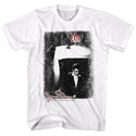 James Dean - Exit Logo White Adult Short Sleeve T-Shirt tee - Coastline Mall