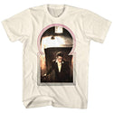 James Dean - Key Dean Logo Natural Adult Short Sleeve T-Shirt tee - Coastline Mall