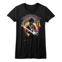 Jimi Hendrix-Jimi Hendrix-Black Ladies S/S Tshirt - Coastline Mall