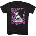 Jimi Hendrix-Live In Concert-Black Adult S/S Tshirt | Clothing, Shoes & Accessories:Men's Clothing:T-Shirts - Coastline Mall