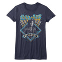 Billy Joel-Billy Joel-Navy Ladies S/S Tshirt - Coastline Mall