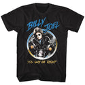 Billy Joel-You May Be Right-Black Adult S/S Tshirt - Coastline Mall