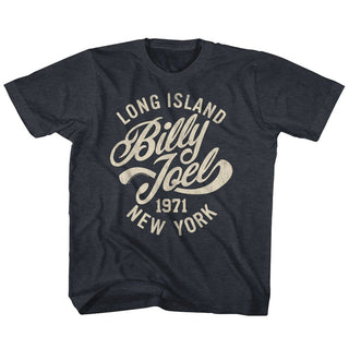 Billy Joel-Long Island-Vintage Navy Toddler-Youth S/S Tshirt - Coastline Mall