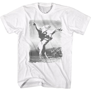 John Wayne-Best Wishes-White Adult S/S Tshirt - Coastline Mall