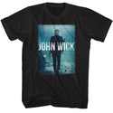 John Wick - John Wick DVD Cover Art | Black S/S Adult T-Shirt