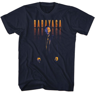 John Wick-John Wick Baba Yaga-Navy Adult S/S Tshirt