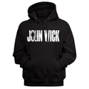 John Wick-John Wick Silhouette-Adult L/S Black Sweatshirt W/Hood