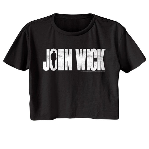 John Wick-John Wick Silhouette-Black Ladies S/S Festival Cali Crop
