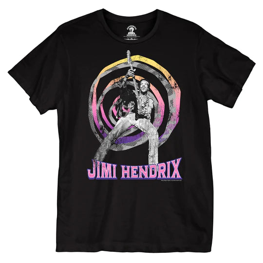 JIMI HENDRIX- Swirly Jimi Men's T-Shirt | Clothing, Shoes & Accessories:Adult Unisex Clothing:T-Shirts - Coastline Mall