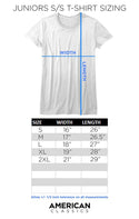 Adult T-Shirt Size Chart - Coastline Mall