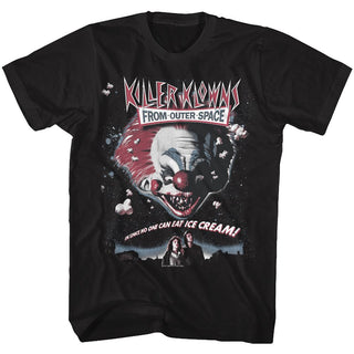 Killer Klowns-Poster-Black Adult S/S Tshirt - Coastline Mall