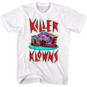 Killer Klowns-Crazy House-White Adult S/S Tshirt - Coastline Mall