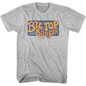 Killer Klowns - Big Top Burger | Gray Heather Short Sleeve Adult T-Shirt  - Coastline Mall