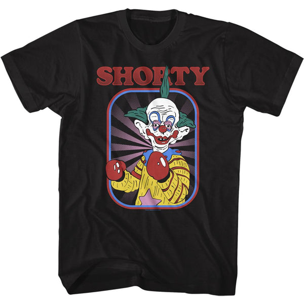 Killer Klowns - Shorty Logo Black Adult Short Sleeve T-Shirt tee - Coastline Mall