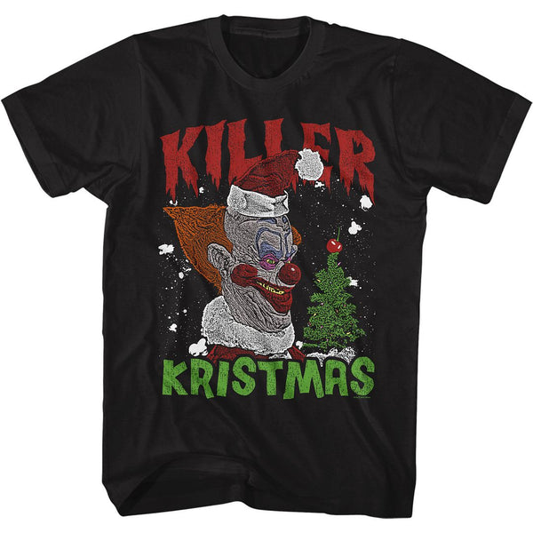 Killer Klowns - Killer Kristmas Logo Black Short Sleeve Adult T-Shirt tee