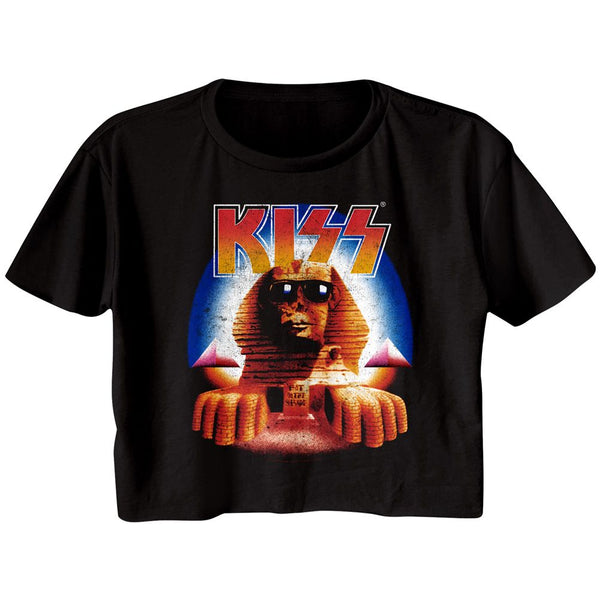 Kiss-H.I.T.S. Sphinx-Black Ladies S/S Festival Cali Crop - Coastline Mall