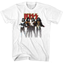 Kiss-Kiss Band-White Adult S/S Tshirt - Coastline Mall