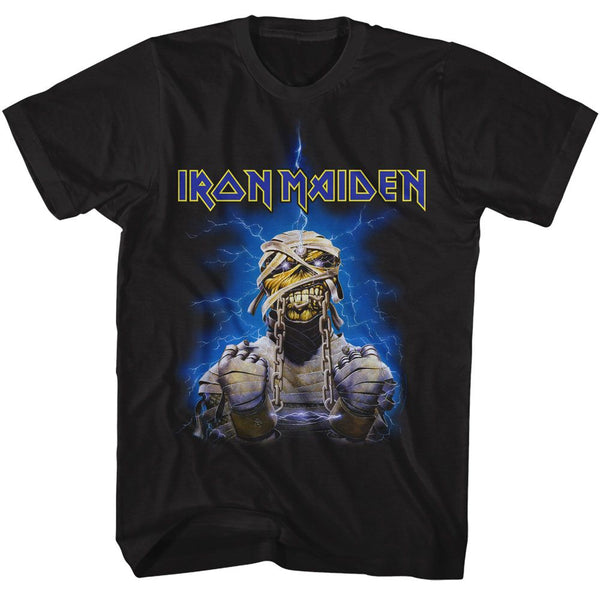 Iron Maiden-Iron Maiden Mummy Eddie-Black Adult S/S Tshirt