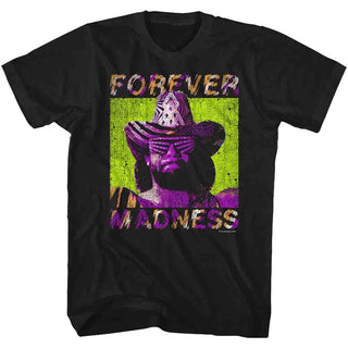 Macho Man-Forever-Black Adult S/S Tshirt - Coastline Mall