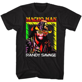 Macho Man-Time Of My Life-Black Adult S/S Tshirt - Coastline Mall