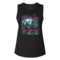 Motley Crue - Girls Girls Girls Logo Black Ladies Muscle Tank T-Shirt tee - Coastline Mall