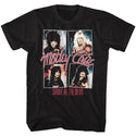 Motley Crue - Shout At The Devil Logo Black Short Sleeve Adult T-Shirt tee - Coastline Mall