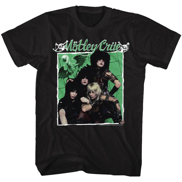 Motley Crue - The Boys Logo Black Short Sleeve Adult Soft Slim Fit Unisex Jersey T-Shirt tee - Coastline Mall