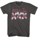 Motley Crue - World Tour Logo Smoke Short Sleeve Adult Soft Slim Fit Unisex Jersey T-Shirt tee - Coastline Mall