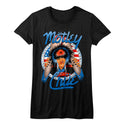 Motley Crue - Legs Logo Black Short Sleeve Ladies T-Shirt tee - Coastline Mall