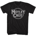 Motley Crue - Motley Crue Logo Black Short Sleeve Adult Soft Slim Fit Unisex Jersey T-Shirt tee - Coastline Mall