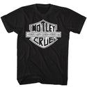 Motley Crue - MC Sign Redux 2 Logo Black Short Sleeve Adult Soft Slim Fit Unisex Jersey T-Shirt tee - Coastline Mall
