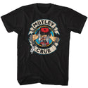 Motley Crue - MotleyCrue Logo Black Short Sleeve Adult Soft Slim Fit Unisex Jersey T-Shirt tee - Coastline Mall