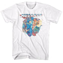 Mega Man-Megafriends-White Adult S/S Tshirt - Coastline Mall