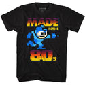 Mega Man-Madeinthe80S-Black Adult S/S Tshirt - Coastline Mall