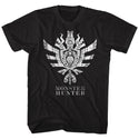 Monster Hunter-Mh4U Symbol-Black Adult S/S Tshirt - Coastline Mall