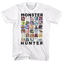 Monster Hunter-Let'S Hunt!-White Adult S/S Tshirt - Coastline Mall