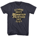 Monster Hunter-Mh Since04-Navy Heather Adult S/S Tshirt - Coastline Mall