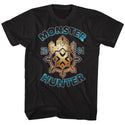 Monster Hunter-Monster Hunter-Black Adult S/S Tshirt - Coastline Mall