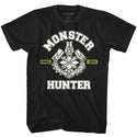 Monster Hunter - MH2004 Logo Black Adult Short Sleeve T-Shirt tee - Coastline Mall