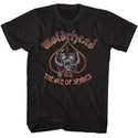 Motorhead-Motorhead Snaggletooth And Spade-Black Adult S/S Tshirt