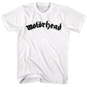Motorhead-Motorhead Dark Logo-White Adult S/S Tshirt