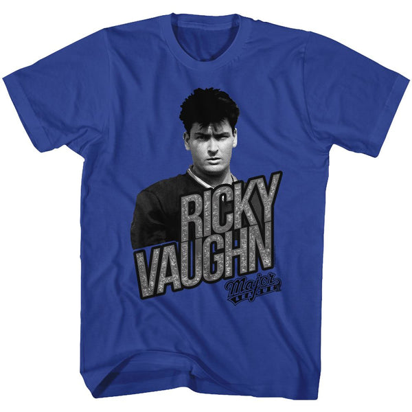 Major League-Ricky-Royal Adult S/S Tshirt - Coastline Mall