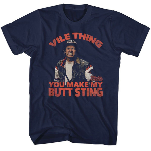 Major League-Vile Thing-Navy Adult S/S Tshirt - Coastline Mall