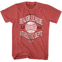 Major League-Vintage Major League-Red Heather Adult S/S Tshirt - Coastline Mall