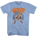 Masters Of The Universe-He-Man-Light Blue Heather Adult S/S Tshirt - Coastline Mall