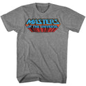 Masters Of The Universe-Logoretro-Graphite Heather Adult S/S Tshirt - Coastline Mall